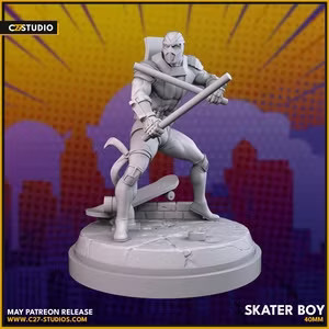 Night Thrasher 40mm Scale Miniature | Crisis Protocol Proxy | C27