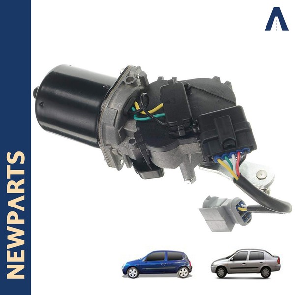 Vorderer Scheibenwischermotor 5-Pol FüR Renault Clio II 1998-2006 Newparts-image
