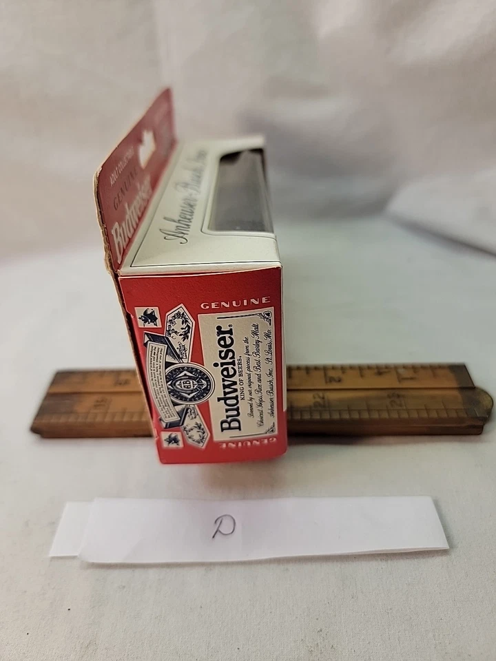 Caminhão fundido Budweiser anheuer busch st.louis na caixa adulto colecionável PRETO - Imagem 4 de 4