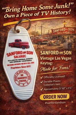 #ad Sanford and Son Key Tag $5.24
