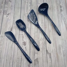 Hutzler Melamine Mini Blue Spreader Spoon 516 Slotted Spatula 561 Ladle 565