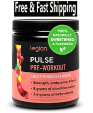 LEGION- All Natural Nitric Oxide Preworkout Drink to Boost Energy, Creatine...