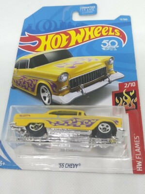 2018 Hot Wheels 50th Anniversary HW Flames '55 Chevy 12/365