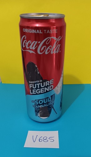 LATTINA COCA COLA ORIGINAL TASTE FUTURE LEGEND " ANNALISA" VUOTA V685 - Foto 3 di 3