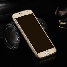 Huawei P10 Lite Custodia Completa 360 In Silicone Per Smartphone Case Cover Oro