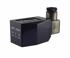 WIC Valve 2P Series Low Power Consumption 12V DC Solenoid Coil with DIN & LED 