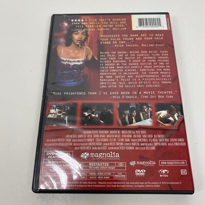 Pulse aka Kairo Kiroshi Kurasawa Japanese Horror Film US DVD