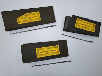 Sacknadel ,Webnadeln  13 , 15 , 18 , cm Länge  (best bent packing needles)