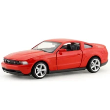 1:43 Ford Mustang GT Model Car Diecast Toy Cars Pull Back Vehicles for Kids Red