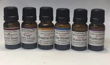 Essential Oil  100% Pure Starter Set  set of 6 10mL each Therapeutic Grade