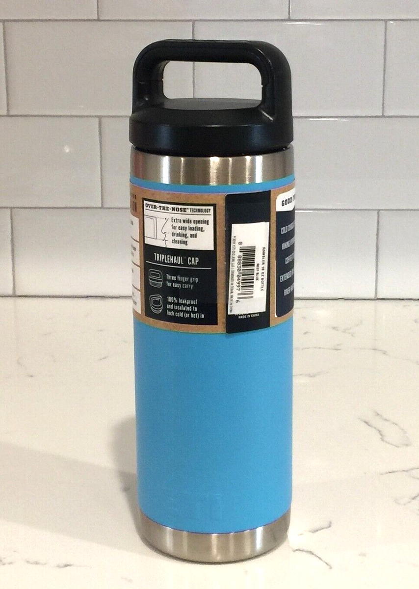 YETI Rambler 18 Oz Bottle- 2018 Reef Blue RARE! NWT | eBay