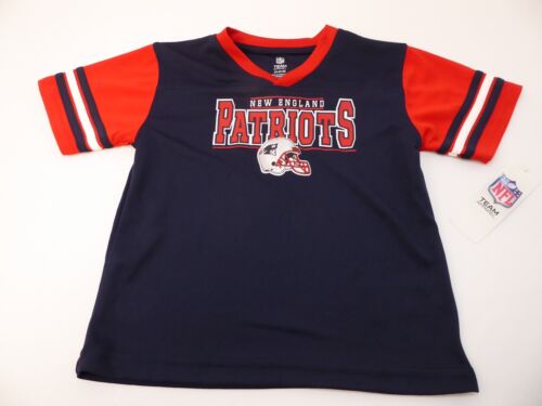 NWT NFL Team Apparel New England Patriots Toddler Jersey Tshirt 4T