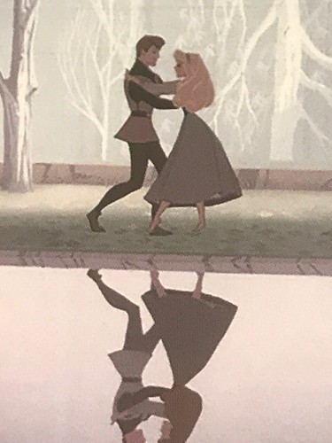 POSTCARD-NEW DISNEY-SLEEPING BEAUTY C. 1959 SLEEPING BEAUTY AND HER PRINCE DANCE - Picture 3 of 7
