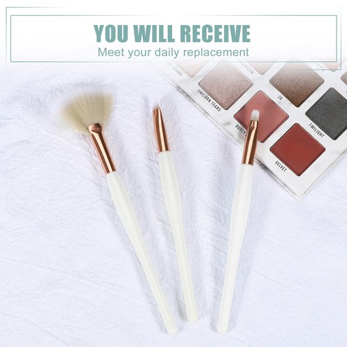 3 Stück Make-up Pinsel Satz Gesichts Concealer Pinsel Lidschatten Wischpinsel - Bild 7 von 7