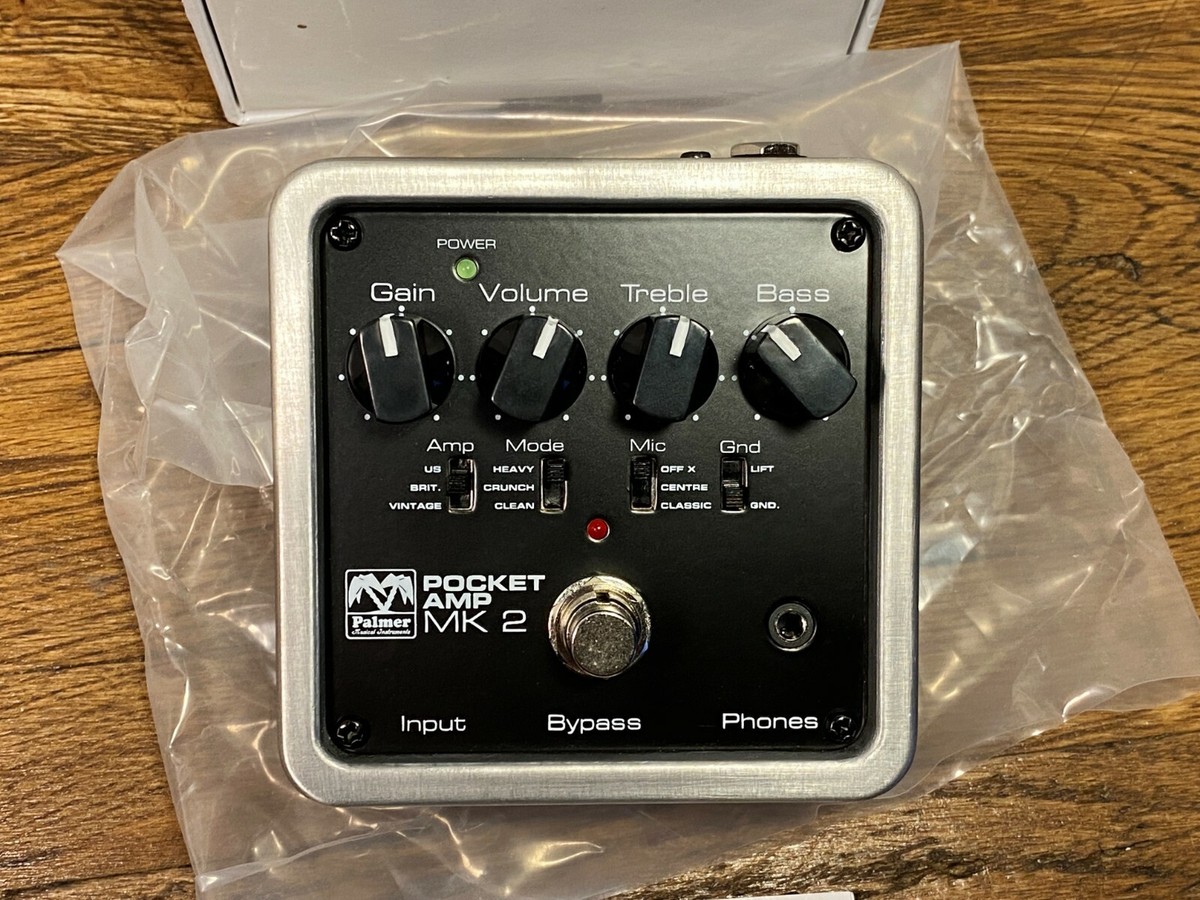 Palmer® POCKET AMP MK 2 Portable Guitar Amplifier Preamp ( PAL