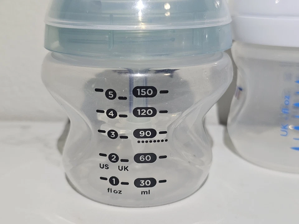 Tommee Tippee Flujo Lento Anticólicos 5 OZ (2) y 1 Avent 5 OZ EXCELENTE ESTADO ENVÍO RÁPIDO Foto 2 de 4