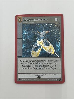 New Year's New Beginnings Full Holo Metazoo Christmas Holiday 2nd Edition Rare