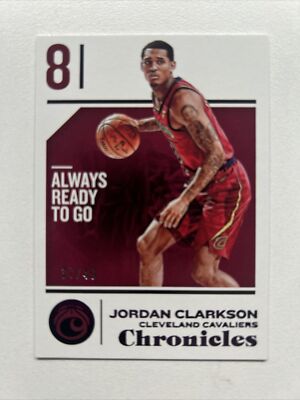 Jordan Clarkson 2019 Panini Chronicles #49 Purple /49 Cleveland Cavaliers