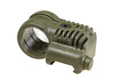 CAA tactical FRONTALE ATTACCO LATERALE TORCIA QR VERDE SOFTAIR