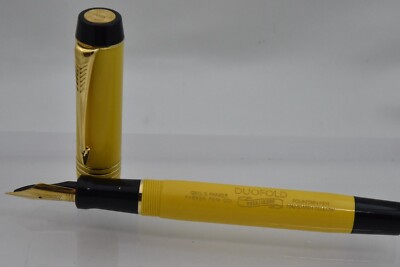 Parker Duofold Fountain Pen Mandarin Yellow, Limited #9085/10,000