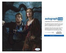 Emily Blunt & James Corden "Into the Woods" AUTOGRAPHS Signed 8x10 Photo ACOA