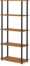 Turn-N-Tube 5-Tier Multipurpose Shelf / Display Rack / Storage Shelf / Bookshelf