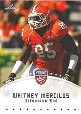 2012 Leaf Young Stars Draft #89 Whitney Mercilus RC Illinois Illini Texans