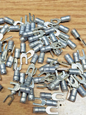 200PCS Spade Terminal Fork Wire Connector AWG 16 14