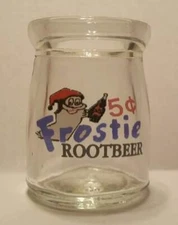 Great Frostie Rootbeer Advertising 1/2 oz Glass Dairy Creamer