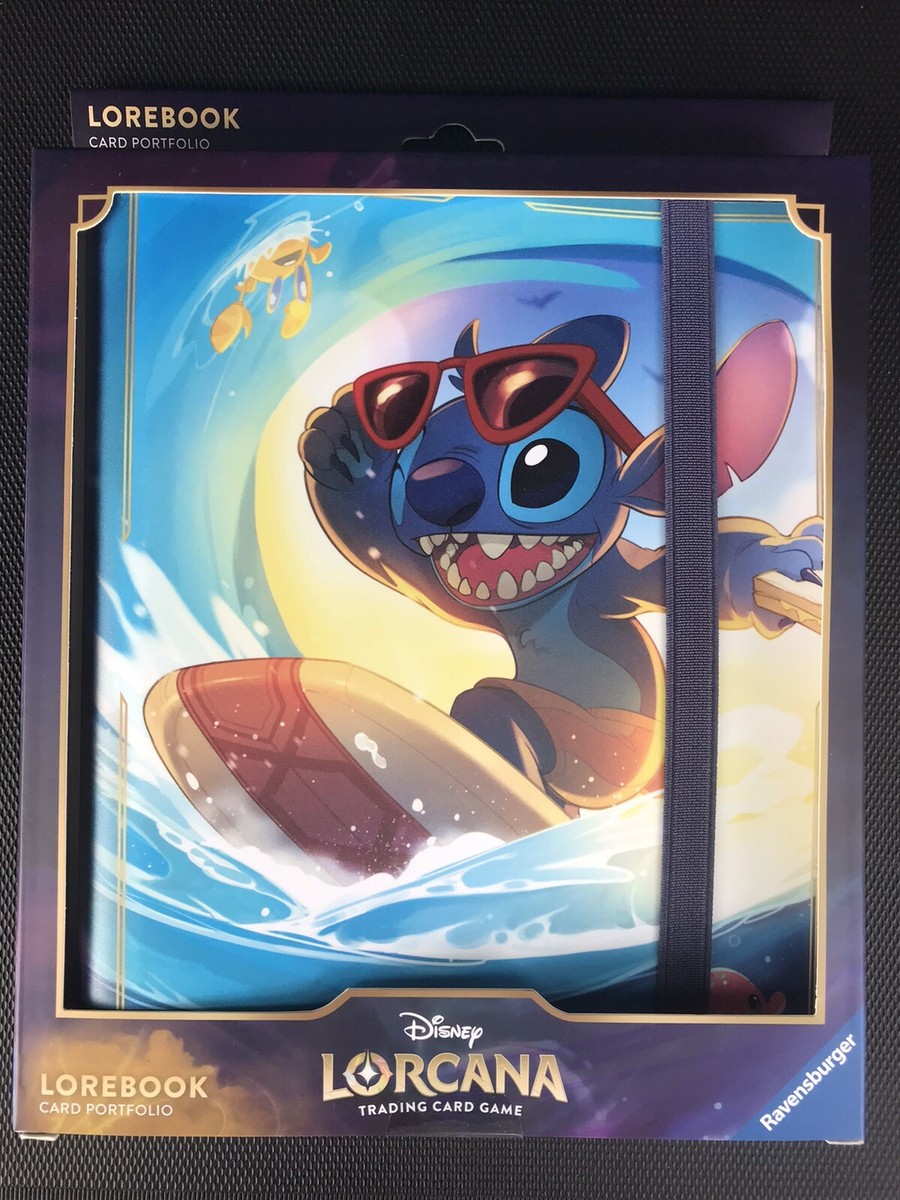 Disney Lorcana Card Book Portfolio Binder Stitch LoreBook Folder