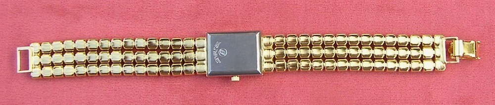 Vintage Kenneth Jay Lane Gold Tone Chain  Crystal… - image 2