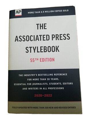 The Associated Press Stylebook 55th Edition 2020-2022