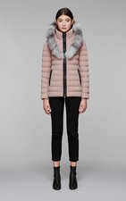 Mackage Kadalina X Light Down Puffer, Fur Trimmed Hood, Petal, Small