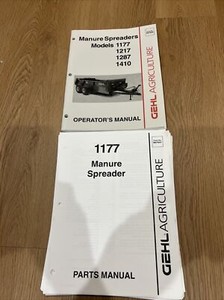 Gehl 1177 Manure Spreader Operation And Parts Catalog 