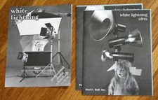 Vintage White Lightning Ultra Paul C Buff advertising brochure catalog specs LOT