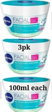 Nivea 3pk Crema Facial Hyaluron Gel Hydrating Facial Gel Acido Hialuron 100ml