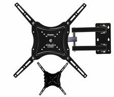STAFFA SUPPORTO PORTA TV MONITOR DA 14"32"40"42"46"50"55" PARETE BRACCIO LCD LED