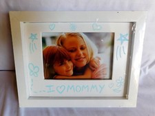 I Love My Mommy/ 1 I Love Daddy Photo Picture Frames 6" x 4"
