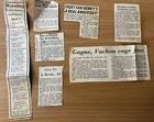 Vintage Wrestling Clippings New England Patriots Russ Francis Results NWA AWA — photo 4