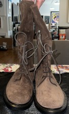 DOLCE & GABBANA MENS SUEDE BOITS 43.5 EU 10.5 US- NEW