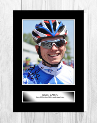 David Gaudu cyclist reproduction signed A4 Poster Print choice of - Main Image
