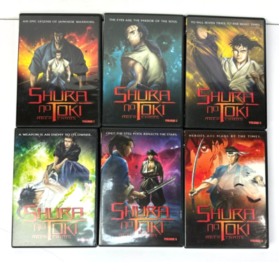 Shura no Toki Age of Chaos DVD Anime Series Volume 1-6 Episodes 1