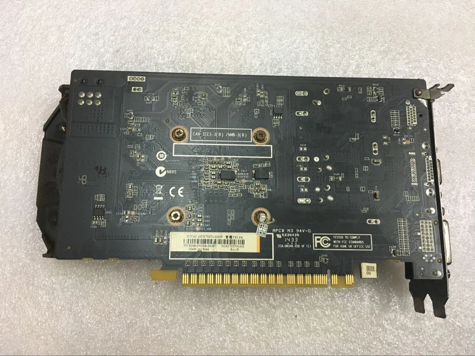 ZOTAC NVIDIA GeForce GTX750Ti 2GB 640SP GDDR5 Graphics Video Card VGA DVI HDMI - Image 2 of 3