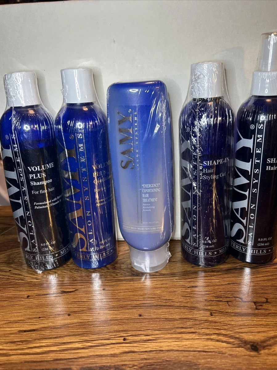 Lot of 5 Samy Salon Systems Hair Care Shampoo Conditioner Hair
