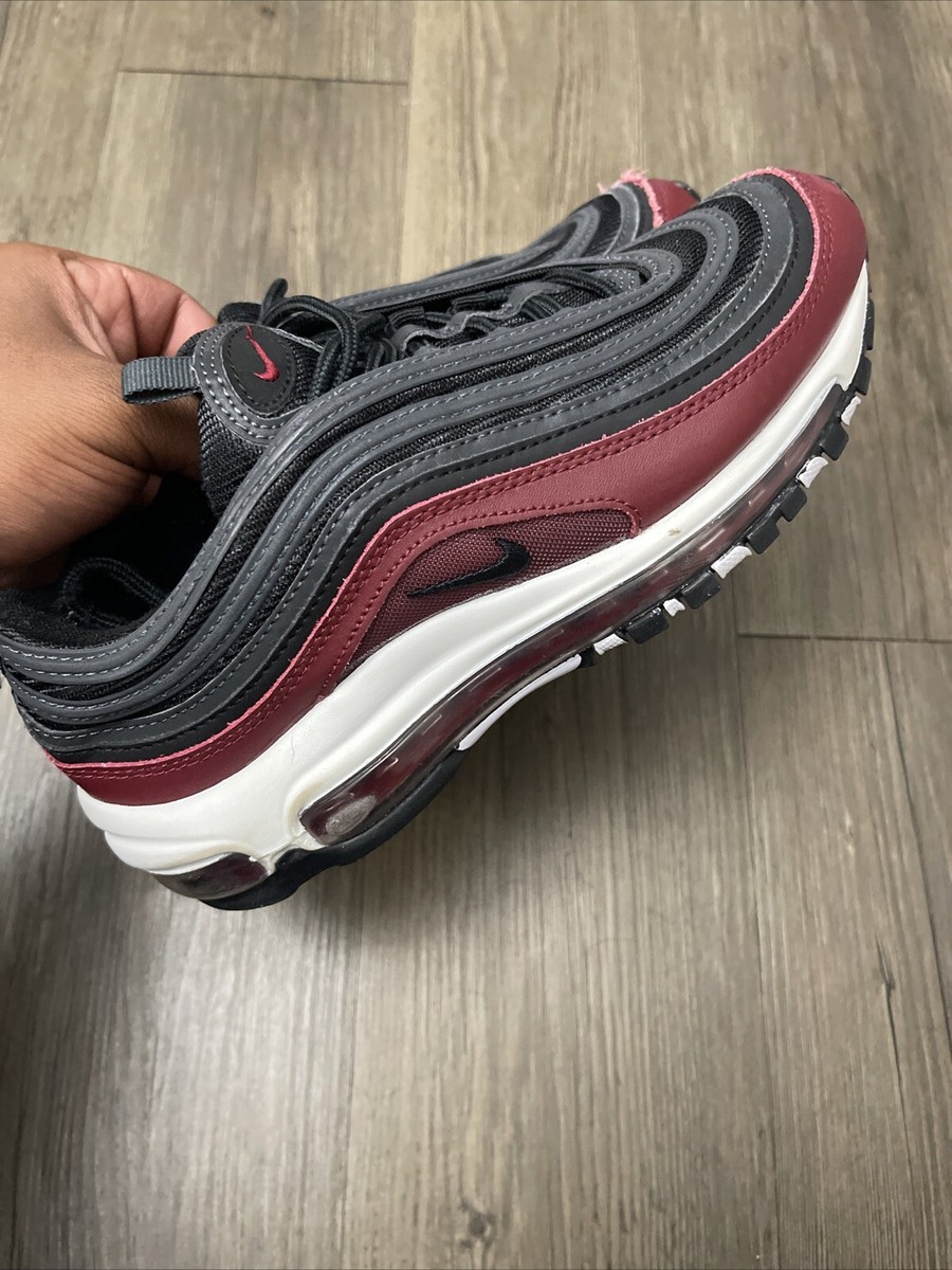 air max 97 dark grey gym red