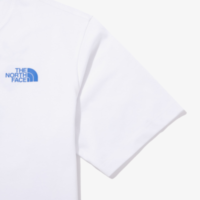 VIP【関税送料無料】希少 THE NORTH FACE BLUE COTTON T-SHIRT The North Face Korea BUSAN EDITION S/S R/TEE NT7UQ42A WHITE