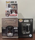 Funko Pop Darth Vader Die Cast #02 + Tin LE 10000 + Snowman #556 Lot Star Wars