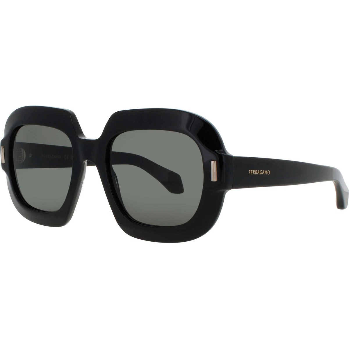 Salvatore Ferragamo Black Square Sunglasses for Women for sale | eBay