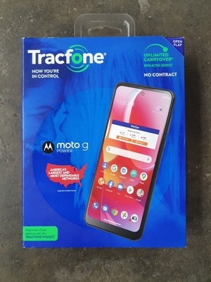 Tracfone Motorola moto g Power, 64GB, Dark Grove-Prepaid Smartphone