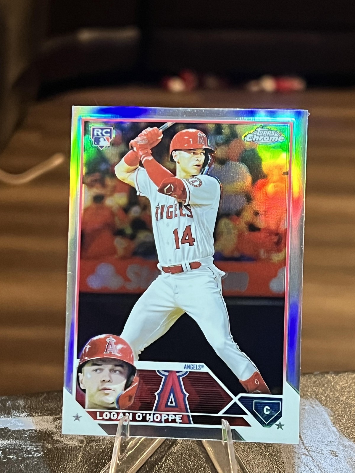 2023 Topps Chrome #188 Logan O'Hoppe Refractors
